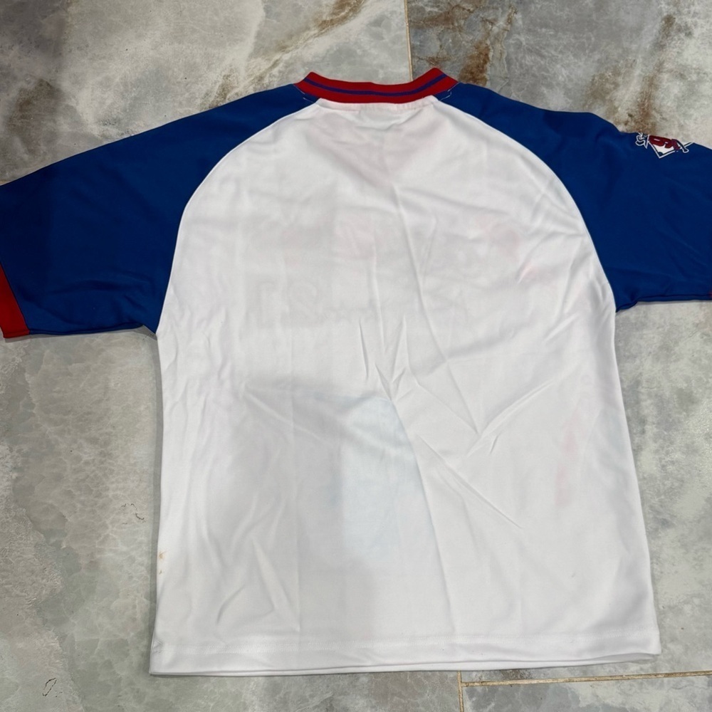 South Pole White and Blue Baseball Jersey - Picture 4 of 6
